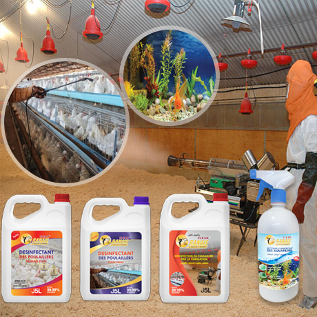 Désinfectants secteur agricole