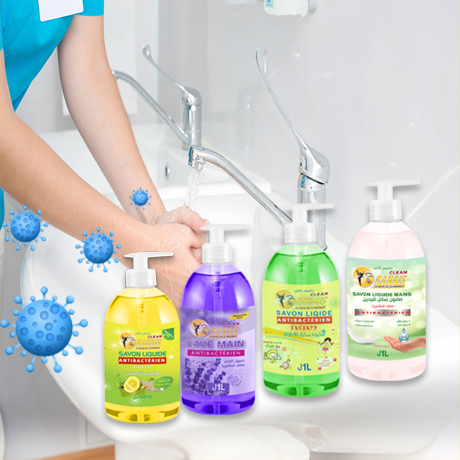 Lave mains antibactérien